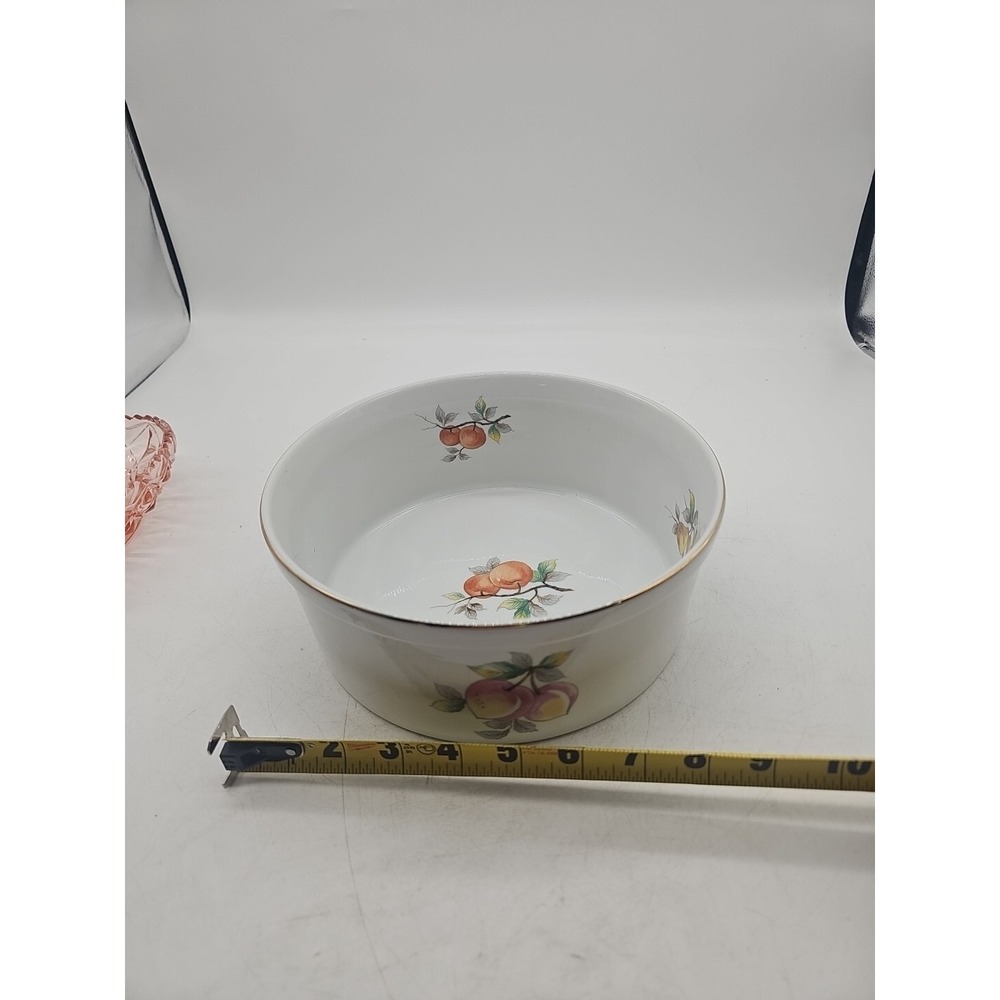 VTG ~  Casserole  Dish ~ Oven‎ To Table Cookware ~ Fruit 7531 ~ 9"